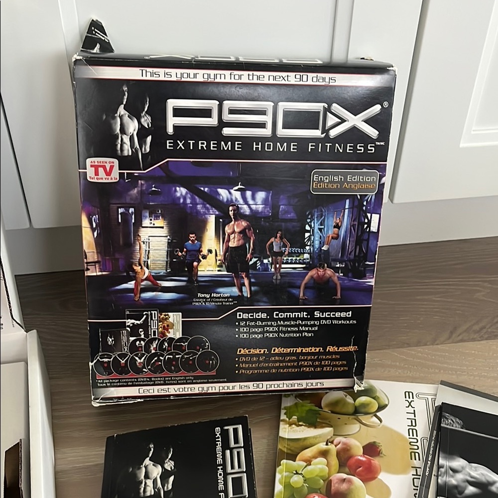 P90X Extreme Home Fitness DVD Set SEE DESCRIPTION